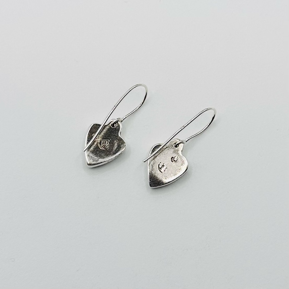 Solid Sterling Silver Rotary Engine Dangle Earrin… - image 2